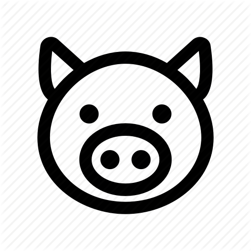 Animal, Pig, Pork Icon