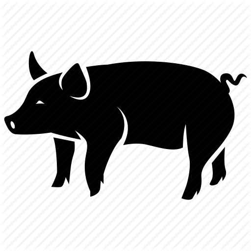 Bacon, Domestic, Farm, Pig, Piglet, Pork Icon