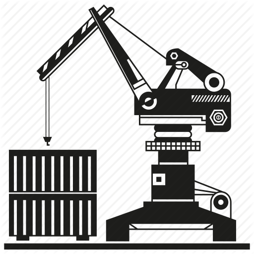 Container, Crane, Harbor, Port Icon