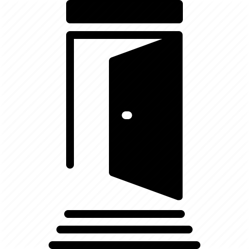 Door, Entry, Gateway, Inlet, Portal Icon