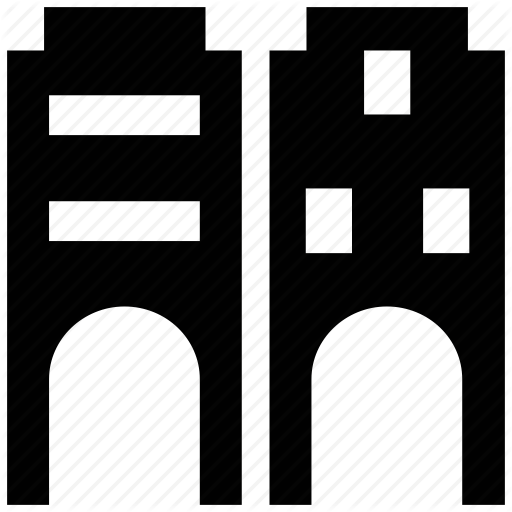 Commercial Buildings, Entrance, Gateway, Portal Icon