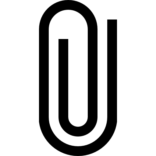 Paperclip In Vertical Position Icons Free Download