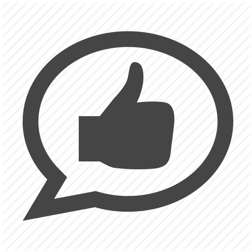 Hand, Message Bubble, Positive Feedback, Thumbup Icon