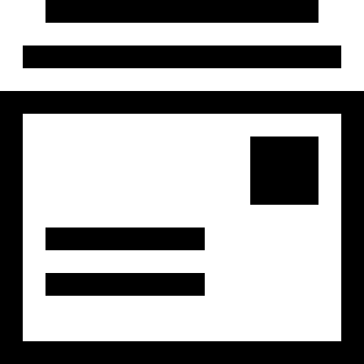 Letter Mail Frontal Envelope With Post Icons Free Download