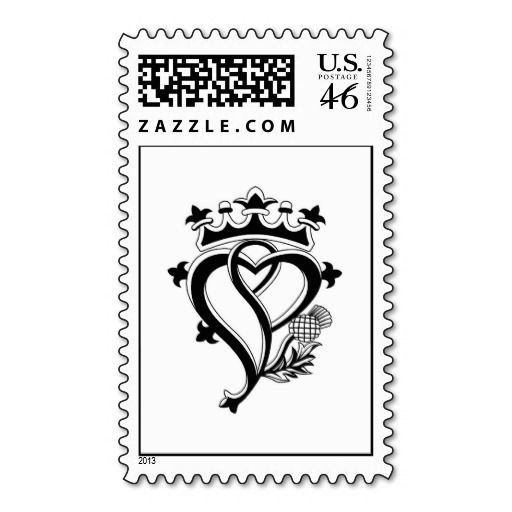 Scottish Luckenbooth Icon Postage Stamp Printables