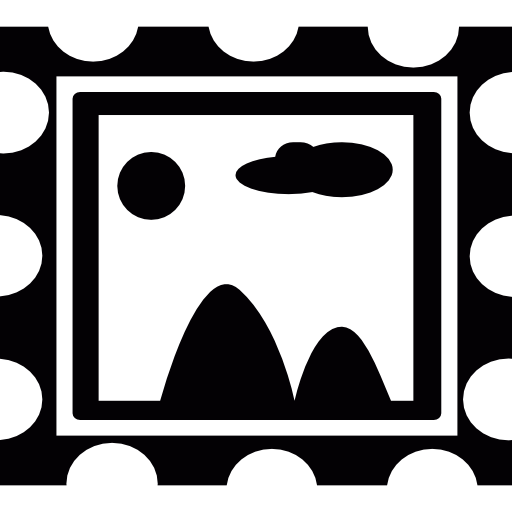 Postage, Stamp Icon