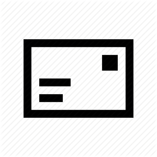 Card, Letter, Mail, Postcard Icon
