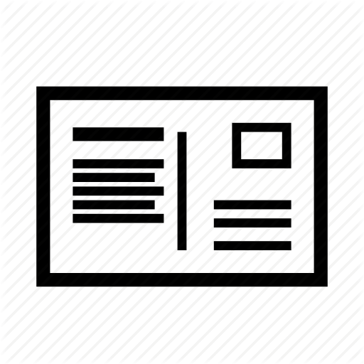 Courier, Post, Post Card, Postcard Icon