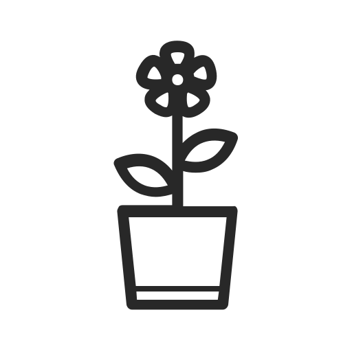 Flower, In, A, Pot Icon Free Of Gardening Tools Icons
