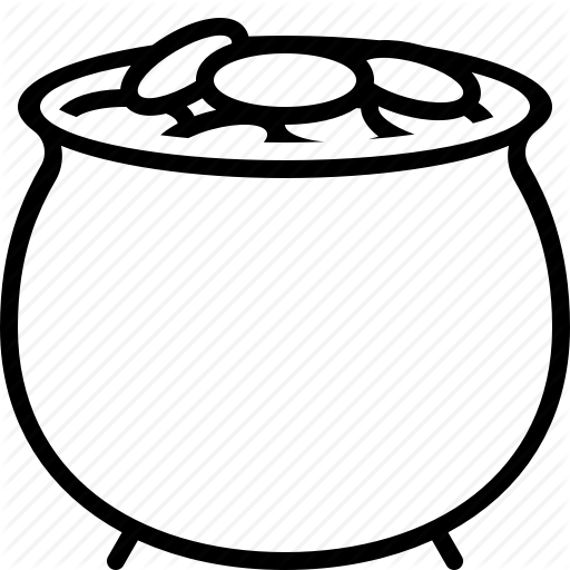 Gold, Patrick, Pot, Pot Of Gold, St Patricks Day Icon