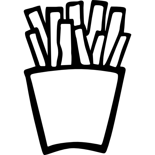 Fried Potatoes Hand Drawn Food Icons Free Download