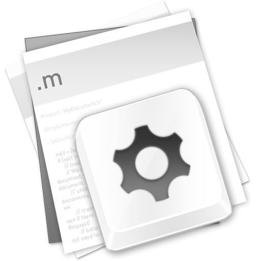 Grey Textmate Icon