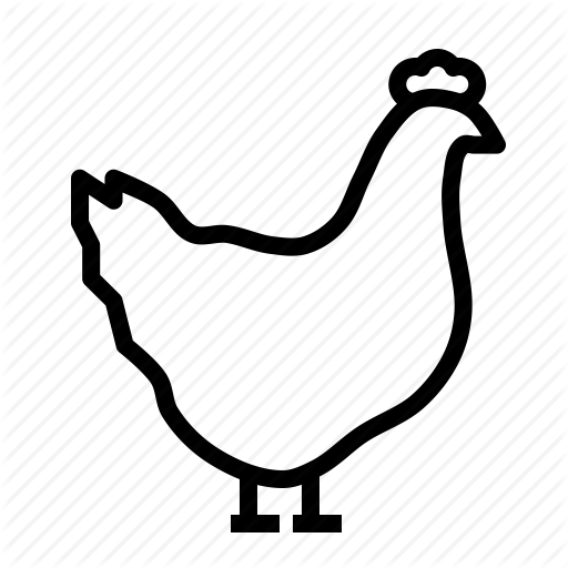 Bird, Chicken, Egg, Farm, Hen, Meat, Poultry Icon
