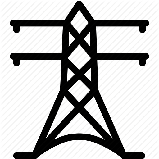 Electric, Electricity, Landline, Lightning, Line, Power, Voltage Icon