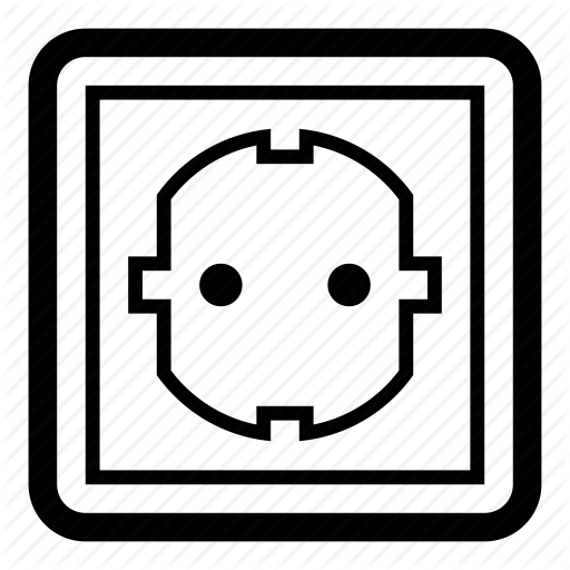 Electrical, Outlet, Plug, Power, Socket, Wall Socket Icon
