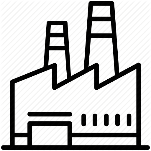 Corporate, Factory, Industry, Manufacturer, Power Plant Icon