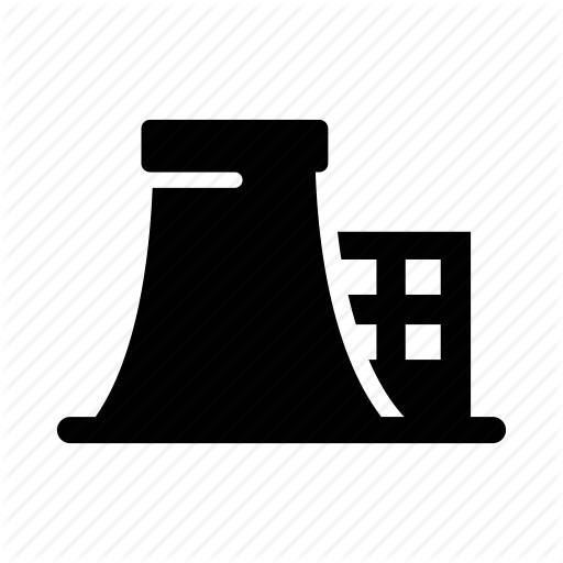 Electricity, Energy, Factory, Industry, Nuclear, Plant Icon