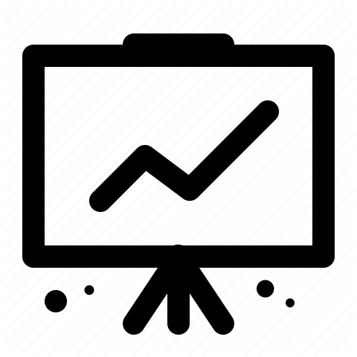 Chart, Powerpoint, Presentation, Screen Icon
