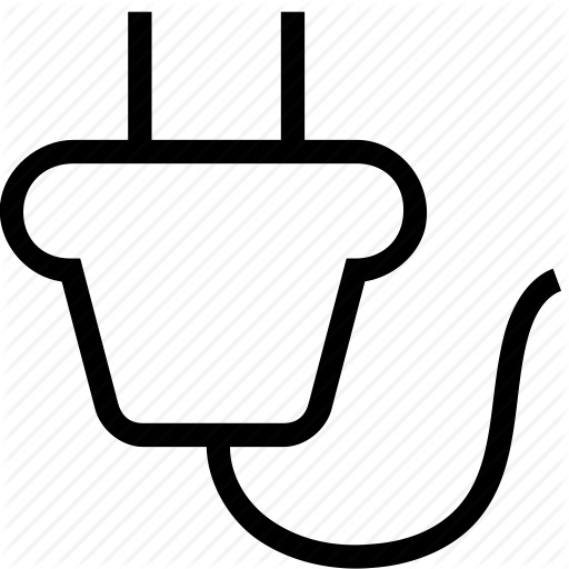 Electrical Plug, Plug, Plug In, Power, Power Source, Power Supply Icon