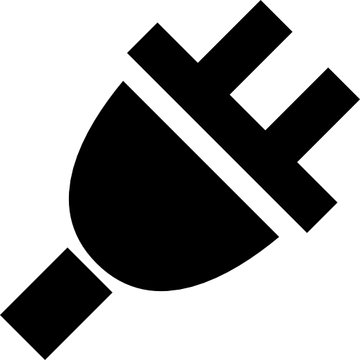 Power Cord And Plug Side View Icons Free Download