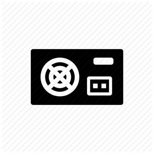 Computer, Hardware, Pc, Power, Supply Icon