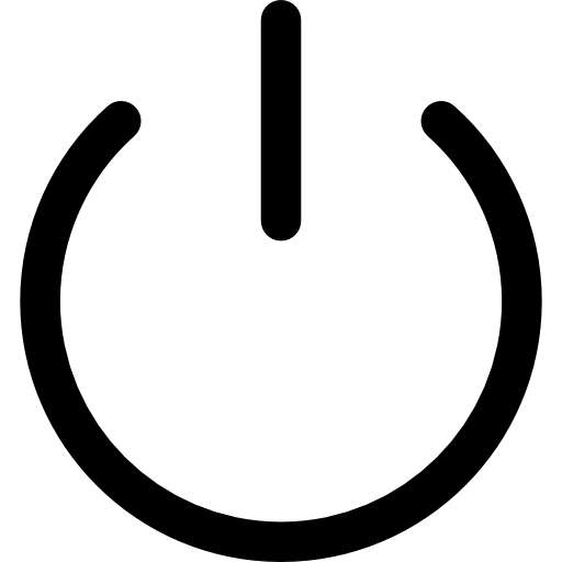 Power Thin Symbol Icons Free Download