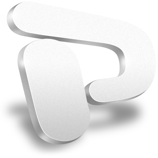 Microsoft Power Point White Icon