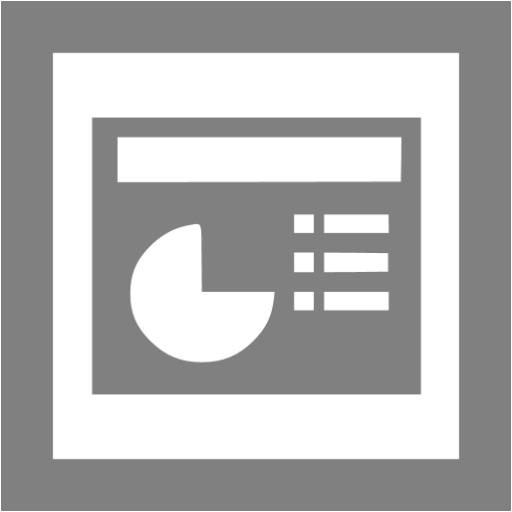 Gray Powerpoint Icon