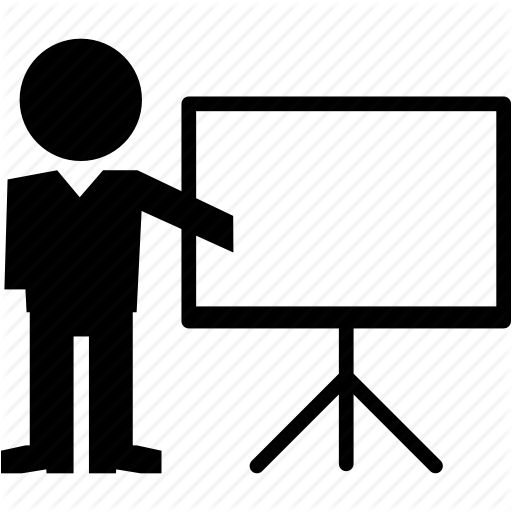 Lecture, Powerpoint, Presentation, Report, Training Icon