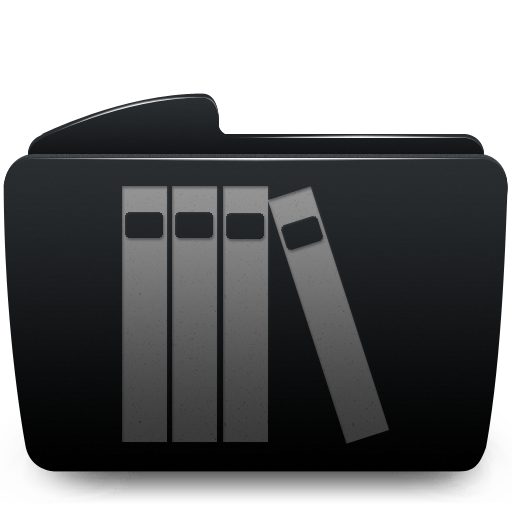 Black Library Icon