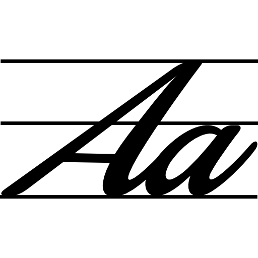 Writing Practice Of School Icons Free Download