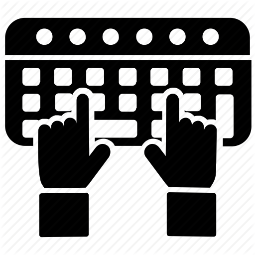 Computer Hardware, Keyboard, Programming, Typing, Typing Practice Icon