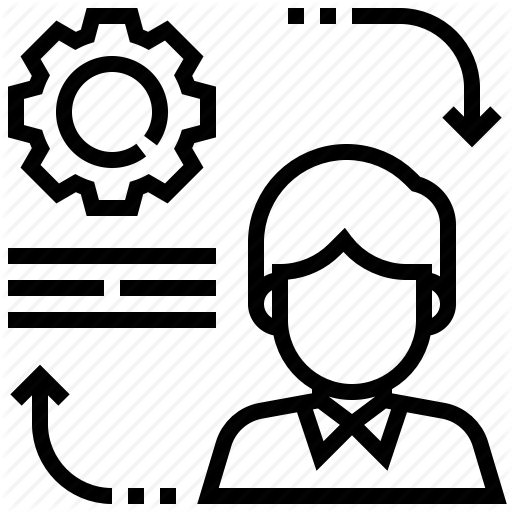 Doing, Gear, Human, Man, Practice Icon