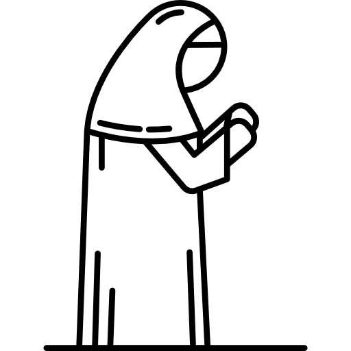 Muslim Woman Praying Icons Free Download