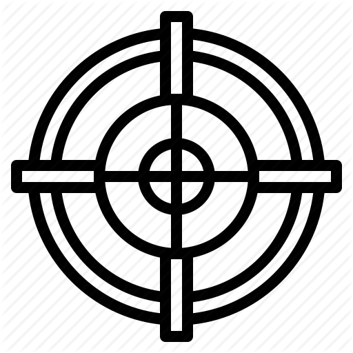 Crosshair, Focus, Goal, Precision Icon