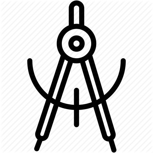Compass, Design, Drawing, Geometry, Graphic, Precision, Tool Icon