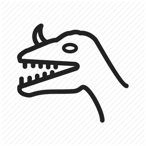 Animal, Big, Dangerous, Dino, Dinosaur, Face, Predator Icon