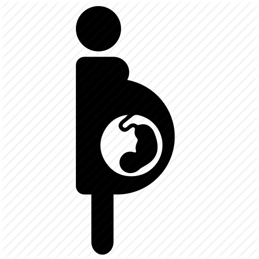 Mom, Pregnant Icon