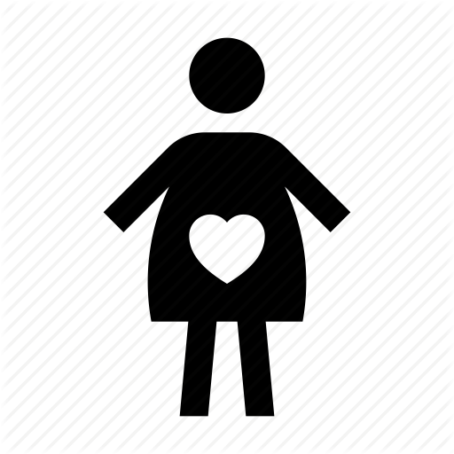 Pregnant, Woman Icon