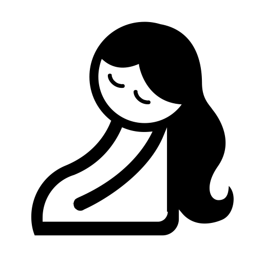 Pregnant Woman Icon With Heart Pink Stock Vector Image