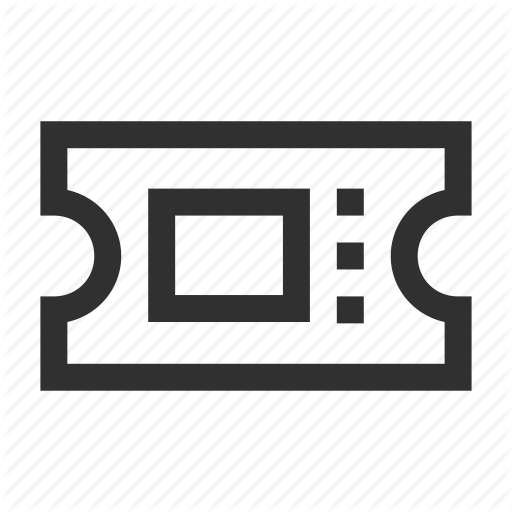 Cinema, Film, Movie, Premiere, Ticket, Video Icon