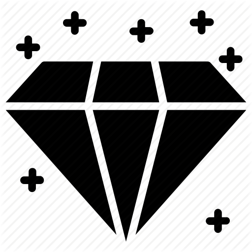 Diamond, Gem, Gemstone, Precious Stone, Premium Icon