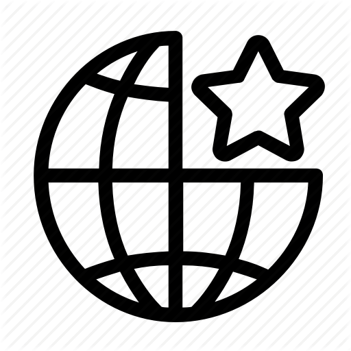 Favourite, Globe, Premium, Star, World Icon