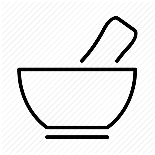 Formula, Ingredients, Mortar, Preparation Icon