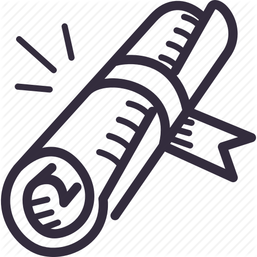 Diploma, Education, Graduation, Learning, Preschool Icon