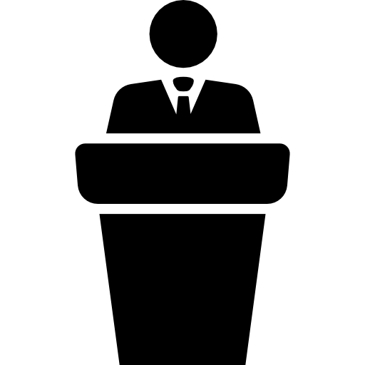 Businessman Presenter Icons Free Download