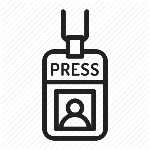 Card, Id, Journalist, Press Icon