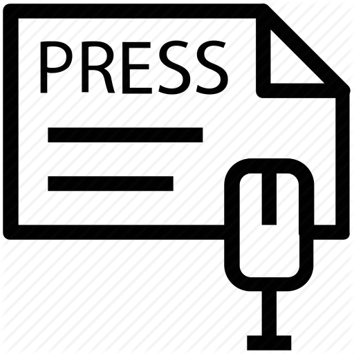 News Report, Press, Press Conference, Press Release, Reporting Icon