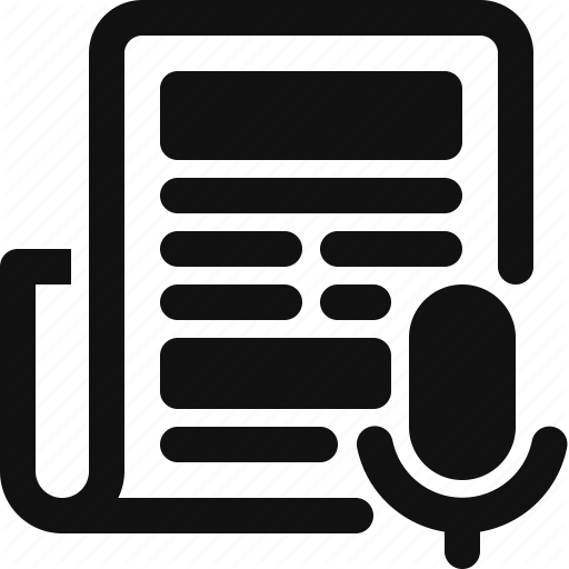 Newspaper, Press, Release Icon