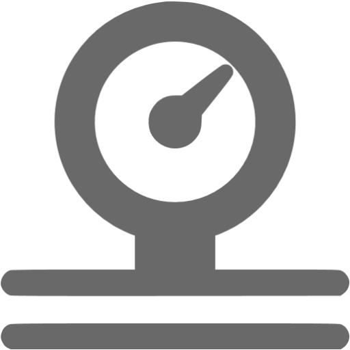 Dim Gray Pressure Icon